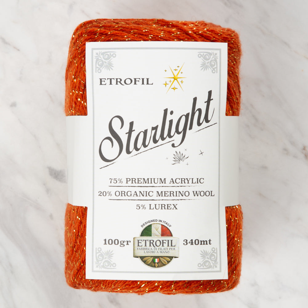 Etrofil Starlight Turuncu El Örgü İpi - 72006